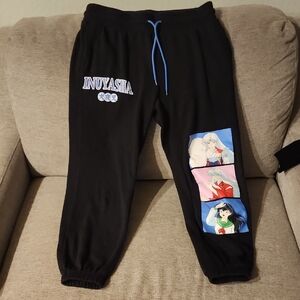 Black Inuyasha Jogger Sweats